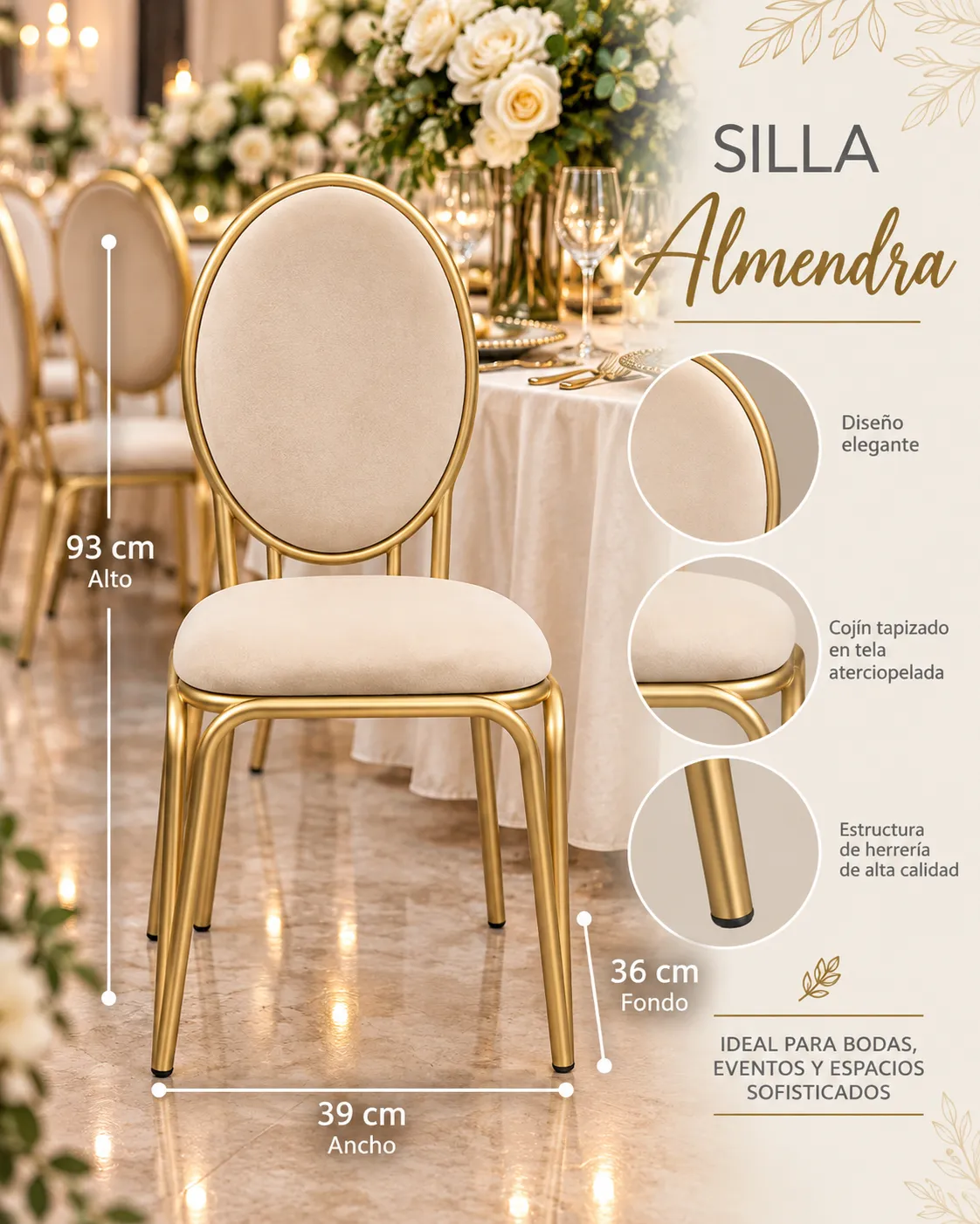 SILLA ALMENDRA