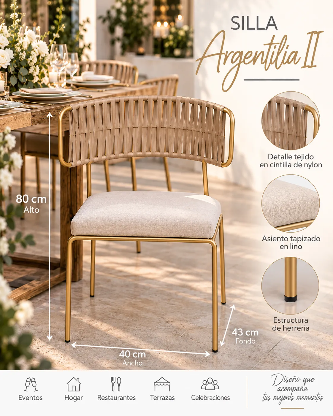 SILLA ARGENTILIA II - imagen 4