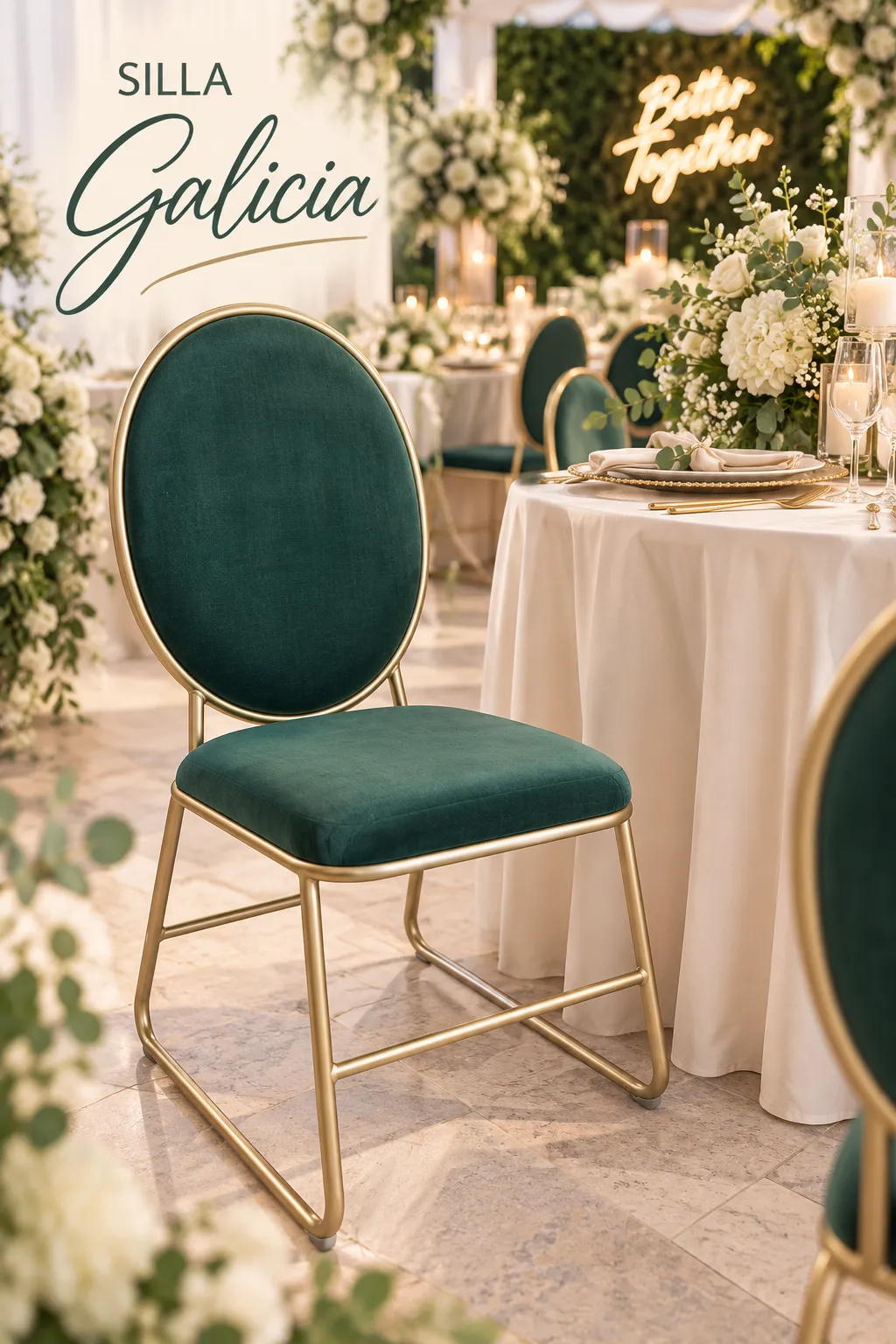 SILLA GALICIA VERDE